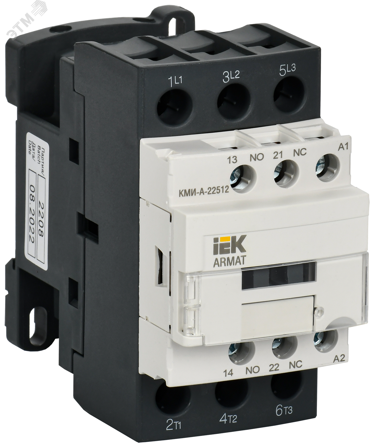 Контактор КМИ-А-22512 LC1D 25А кат. 24В AC 1НО+1НЗ AC-3 AR-ACC-21-025-024-11 - IEK