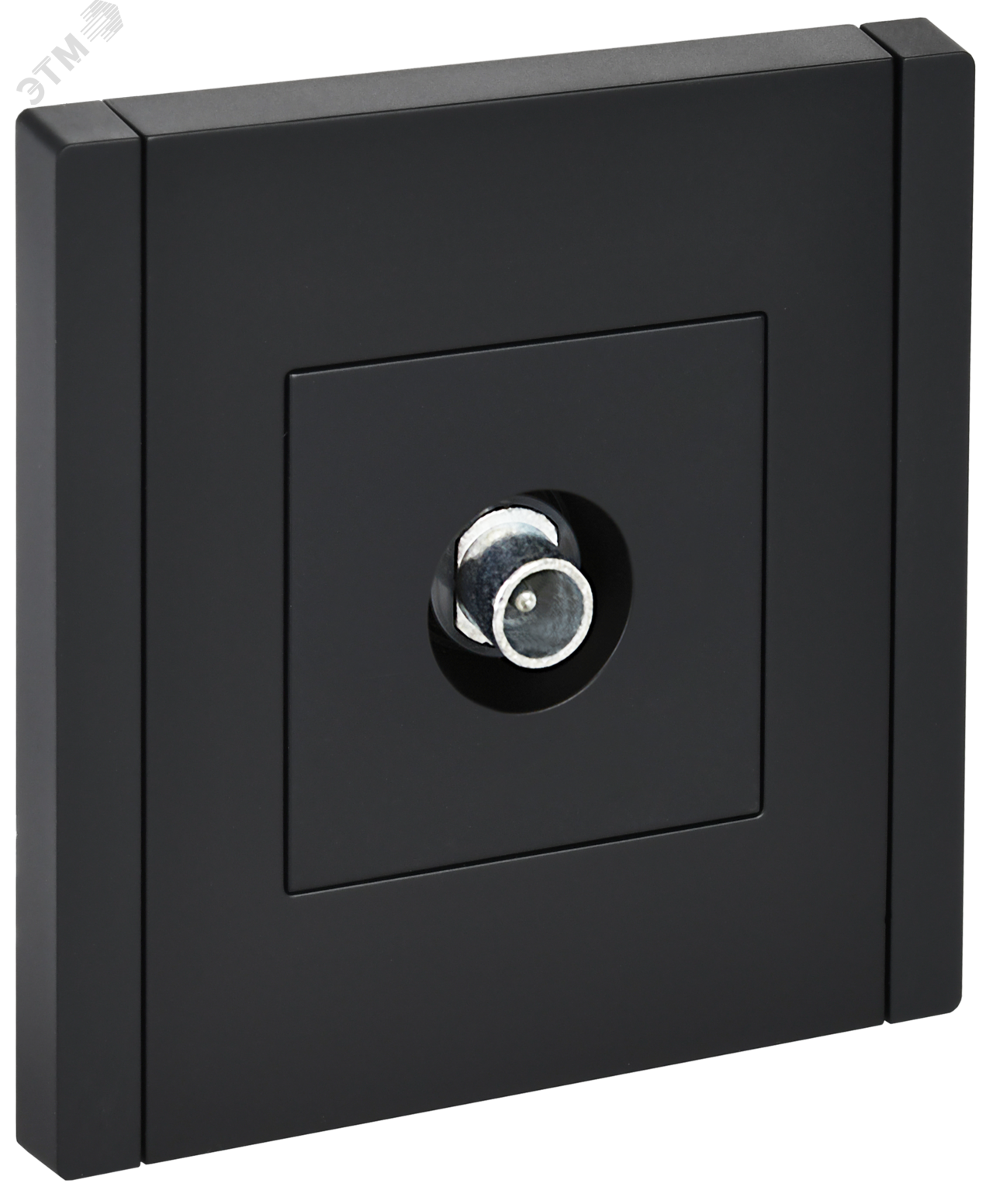 FORTE&PIANO Розетка TV проходная FP129 черный IEK FP-A10-P-K02 - IEK