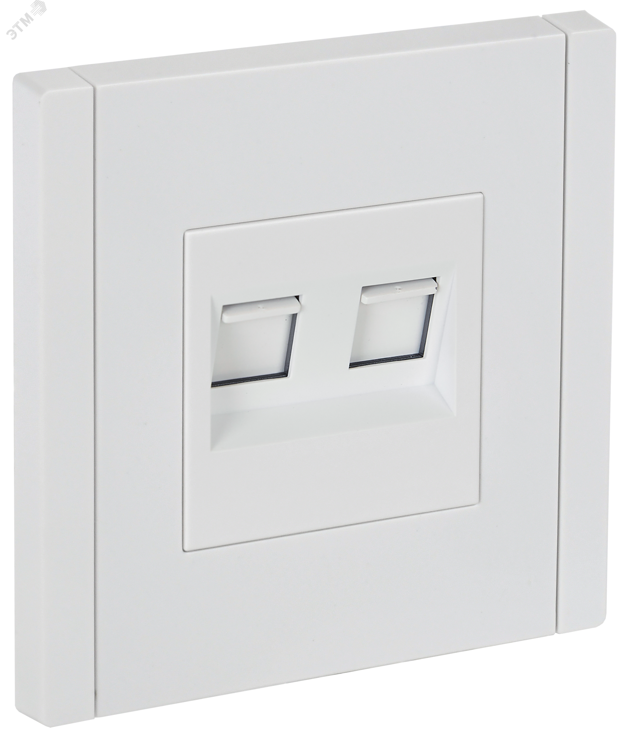 FORTE&PIANO Розетка компьютерная двойная RJ45 кат.6 FP234 белый IEK FP-K20-2-K01 - IEK