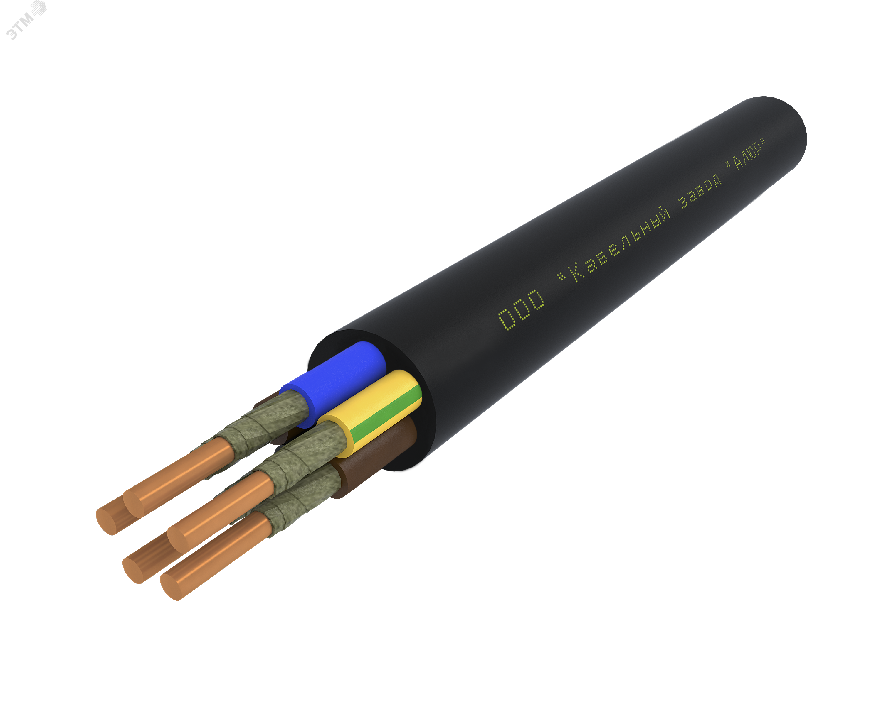 Кабель ВВГнг(А)-FRLS 5х4 ОК (N PE) 0.66кВ (м) 00-00004608 - АЛЮР
