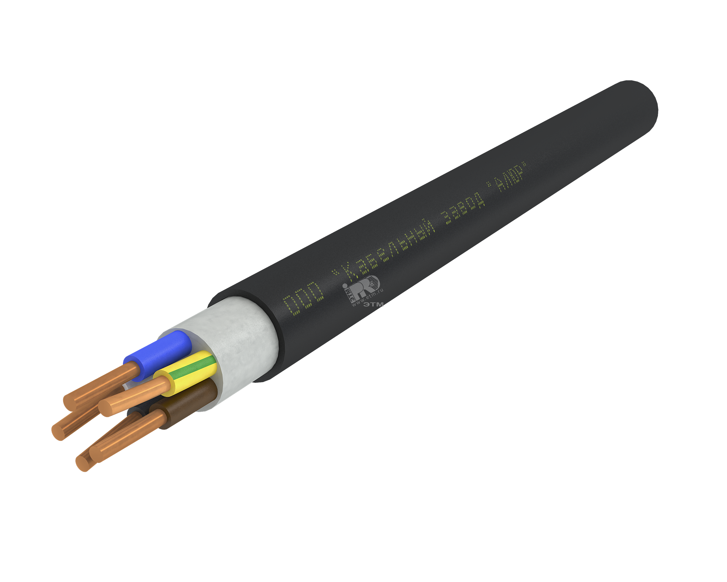Кабель ВВГнг(А)-LS 5х25 ОК (N PE) 0.66кВ (м) 00-00005686 - АЛЮР