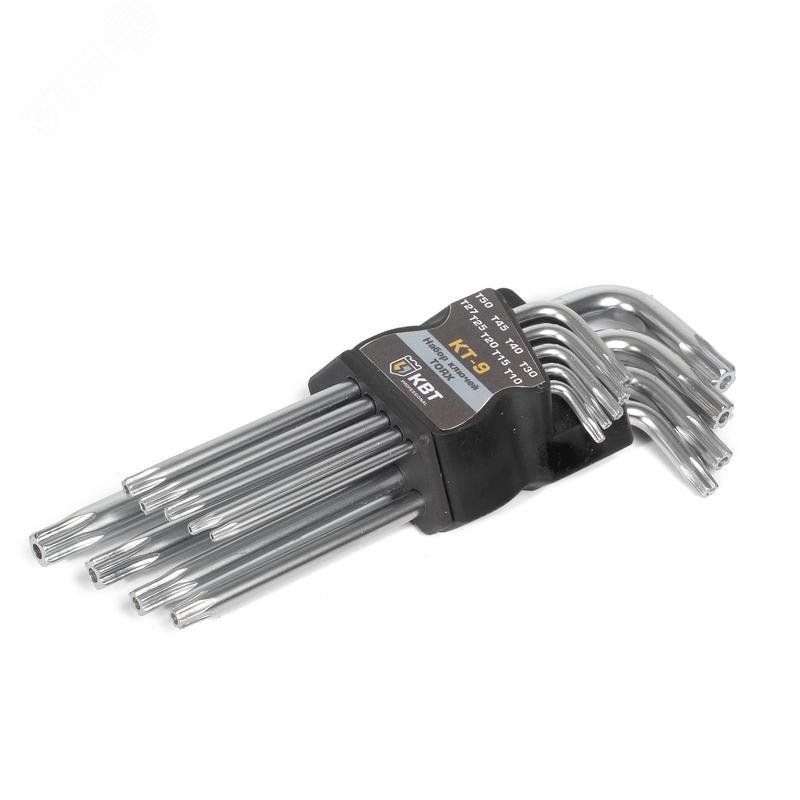 Набор ключей TORX КТ-9 (Т10-Т50) серия KBT-PROFESSIONAL - КВТ
