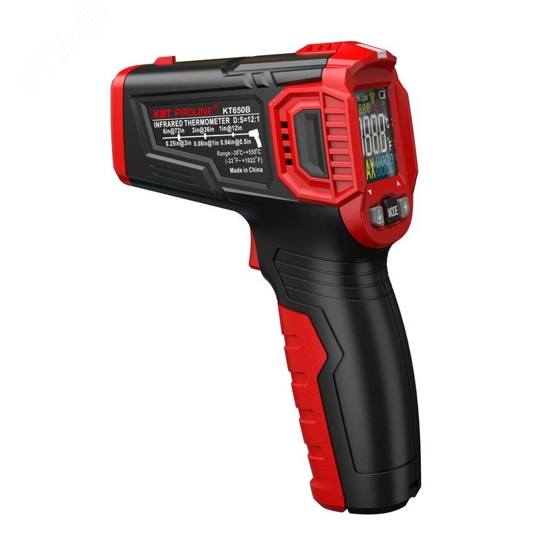 Пирометр бесконтактный цифровой KT 650B серия PROLINE 79138 - КВТ