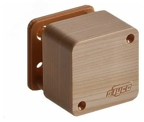 Коробка распределительная ОП 55х55х32мм IP40 сосна (светл. основа) 65002-27М - Ruvinil