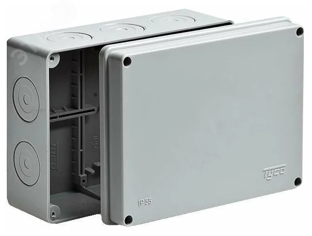 Коробка распределительная ОП 240х195х90мм IP55 без гермет. 67066 - Ruvinil