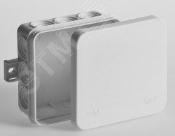 Коробка распределительная ОП 100х100х35мм 12 вводов IP54 бел. 67095Б - Ruvinil
