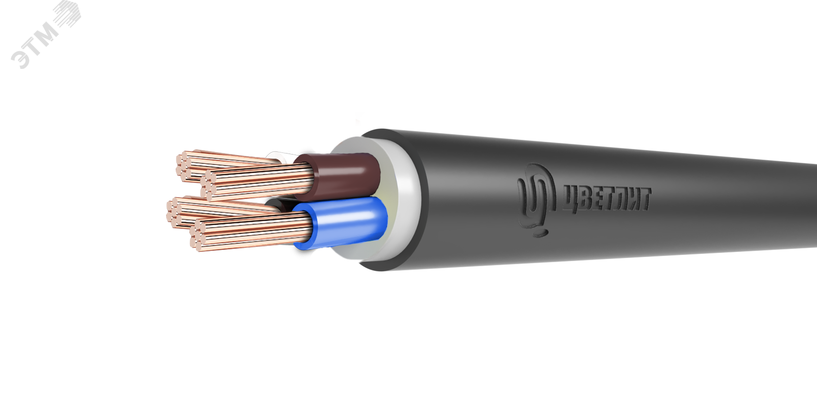 Кабель силовой ВВГнг(А)-LS 4х50мк(N)-0.66 ТРТС 00-00140154 - Цветлит