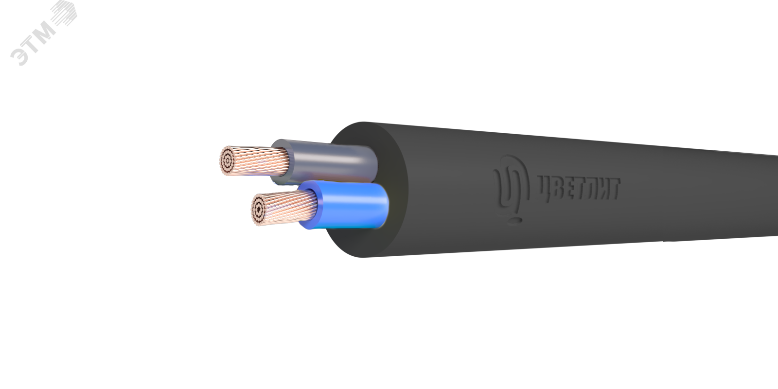 Кабель силовой КГТП-ХЛ 2х2.5(N) 220/380-3 ТРТС 00-00143110 - Цветлит
