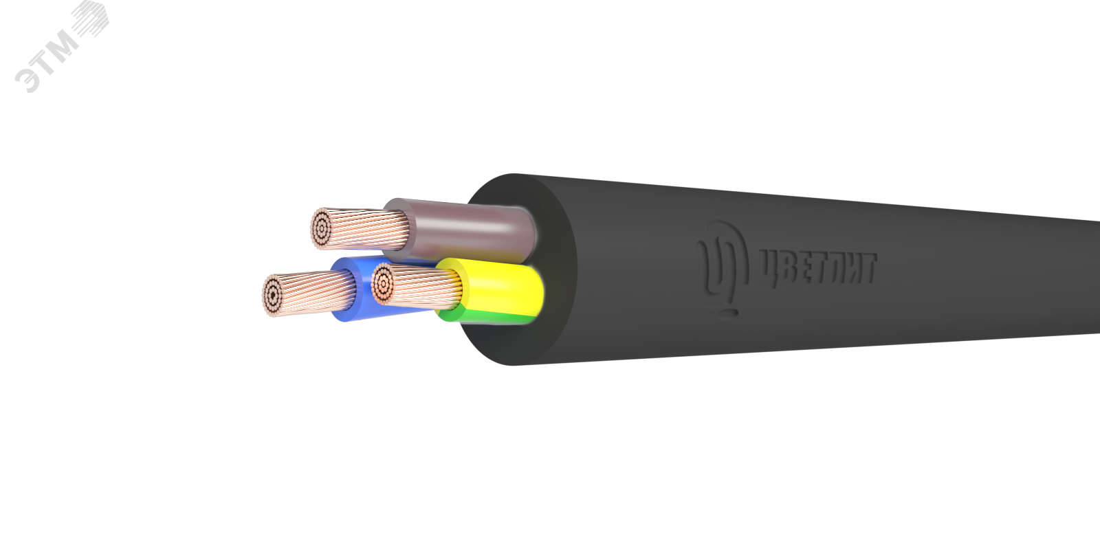 Кабель КГ-ХЛ 3х4 (N PE) 220/380-3 (м) 00-00142688 - Цветлит