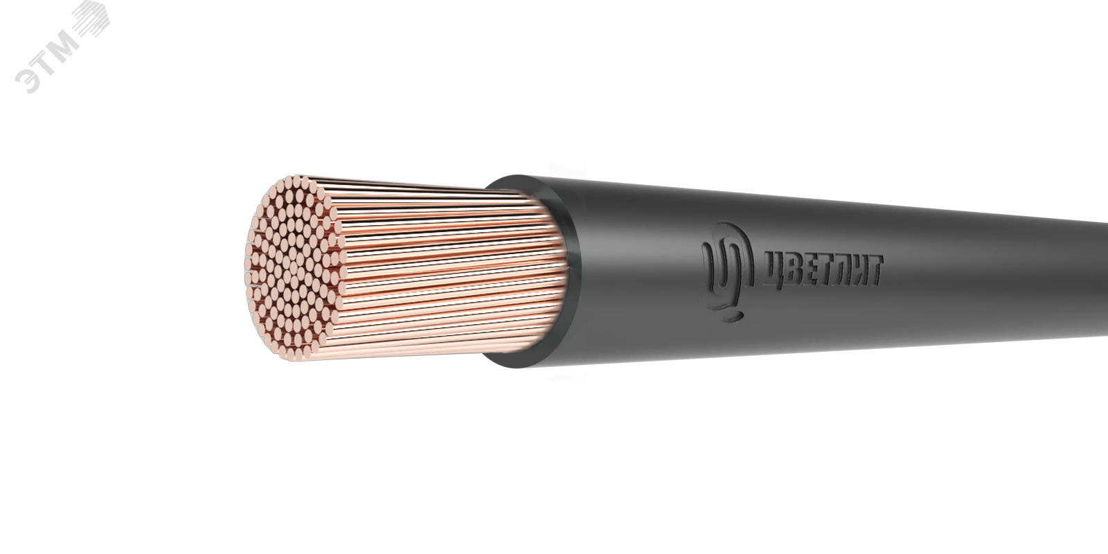 Провод ПуГВнг(А)-LS 1х10 450/750В Ч (м) 00-00130600 - Цветлит