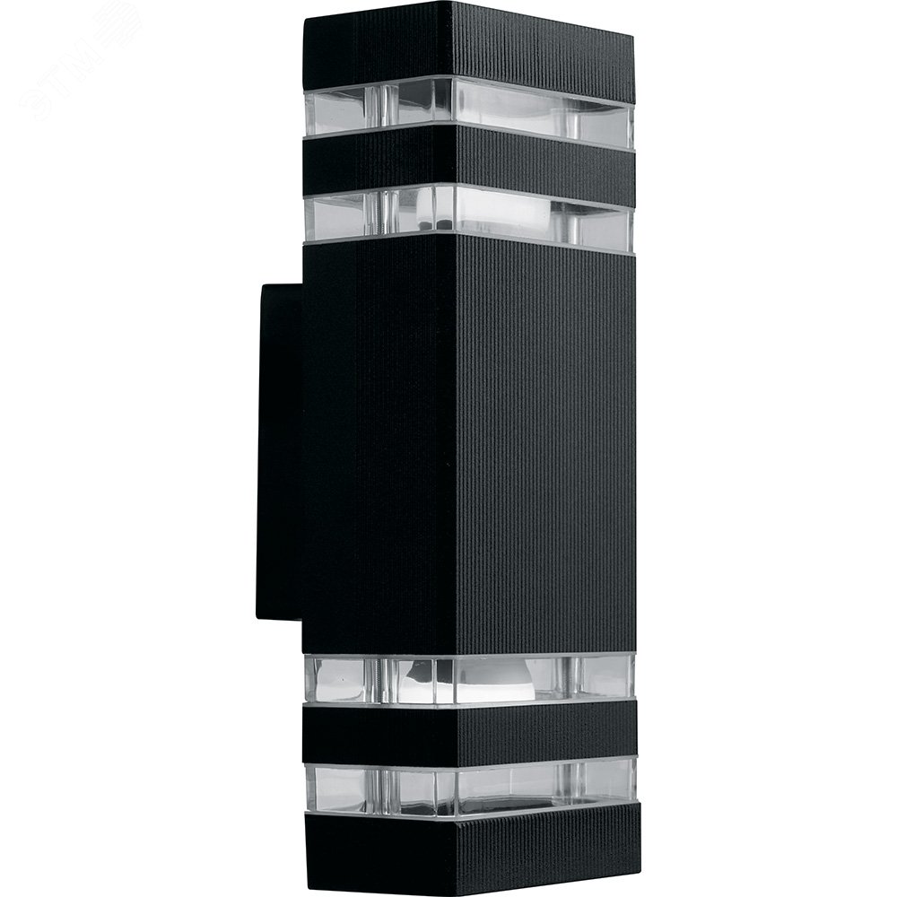 Светильник НБУ-2х60w вверх/вниз Е27 IP54 черный 41154 - Feron