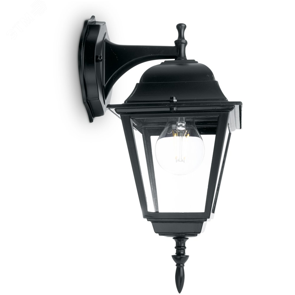 Светильник НБУ-60w вниз Е27 IP44 черный 11016 - Feron