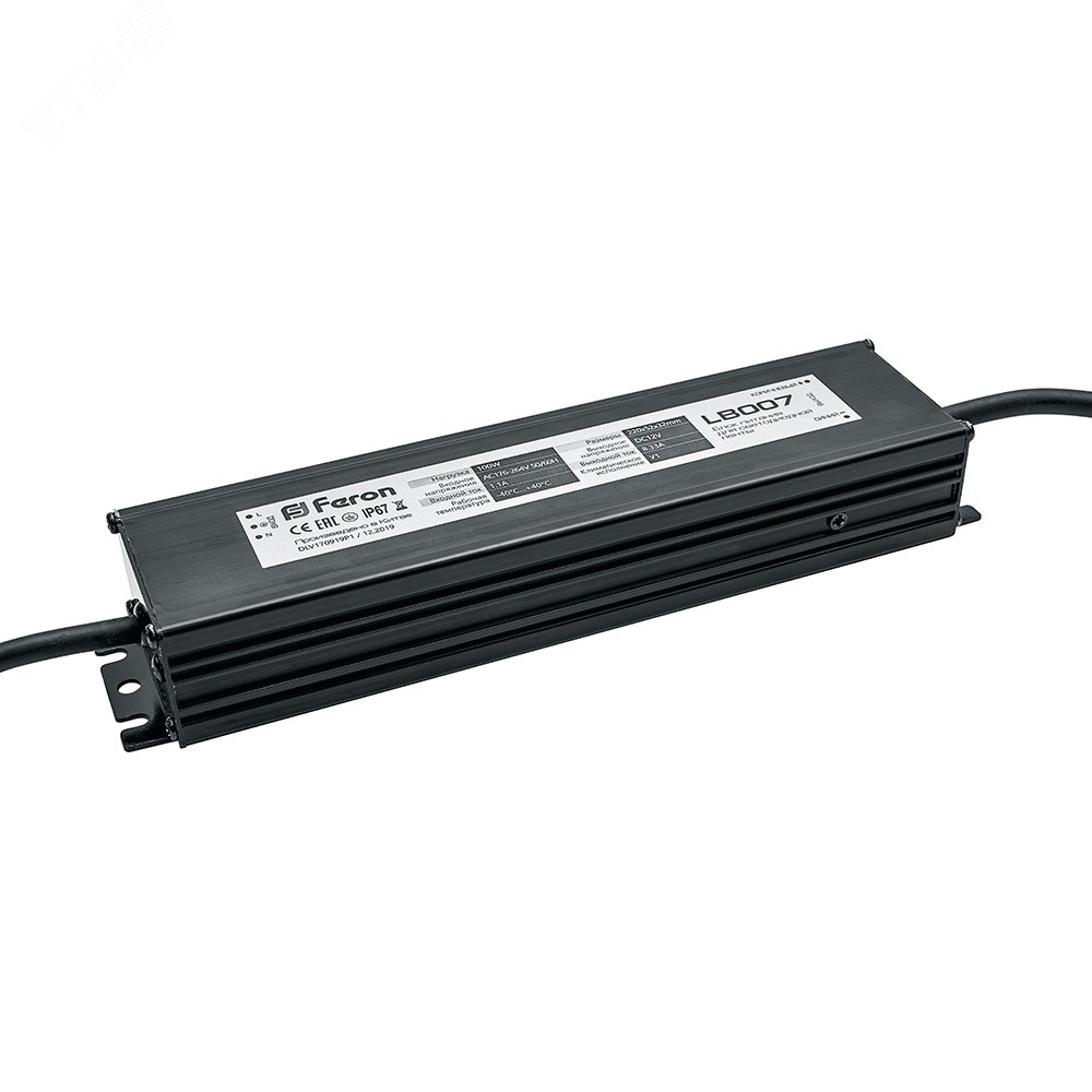 Драйвер LED 100w 12v IP67 21493 - Feron