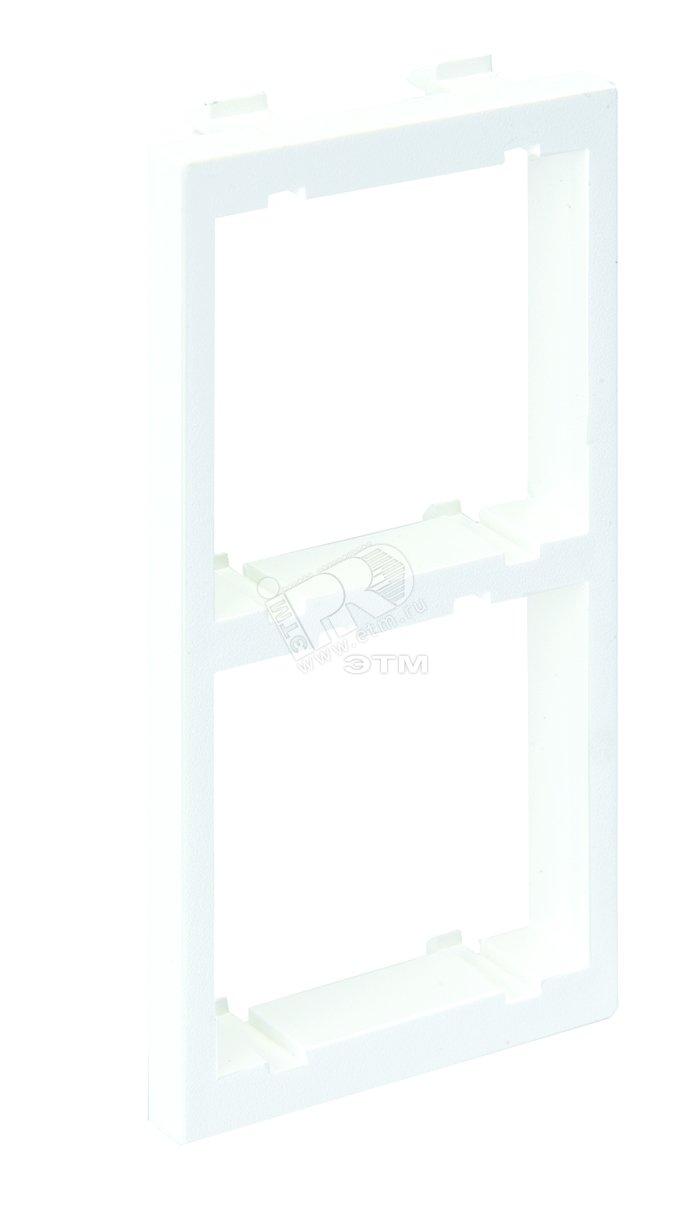 Connect Адаптер вертикальный на 2 модуля K45 45х45мм CIMA-модуль 52x108 мм SC алюминий S62-8 - Simon