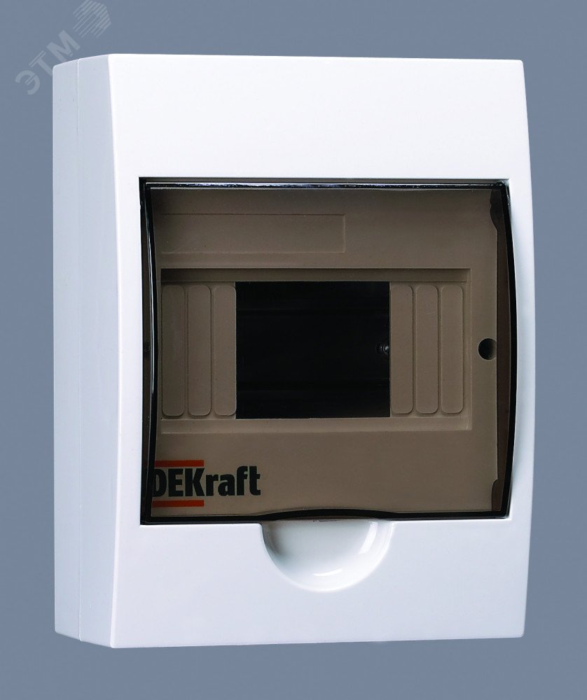 Корпус навесной ЩРН-П-6 20х15х10 6мод. IP41 пластик. 31009DEK - DEKraft