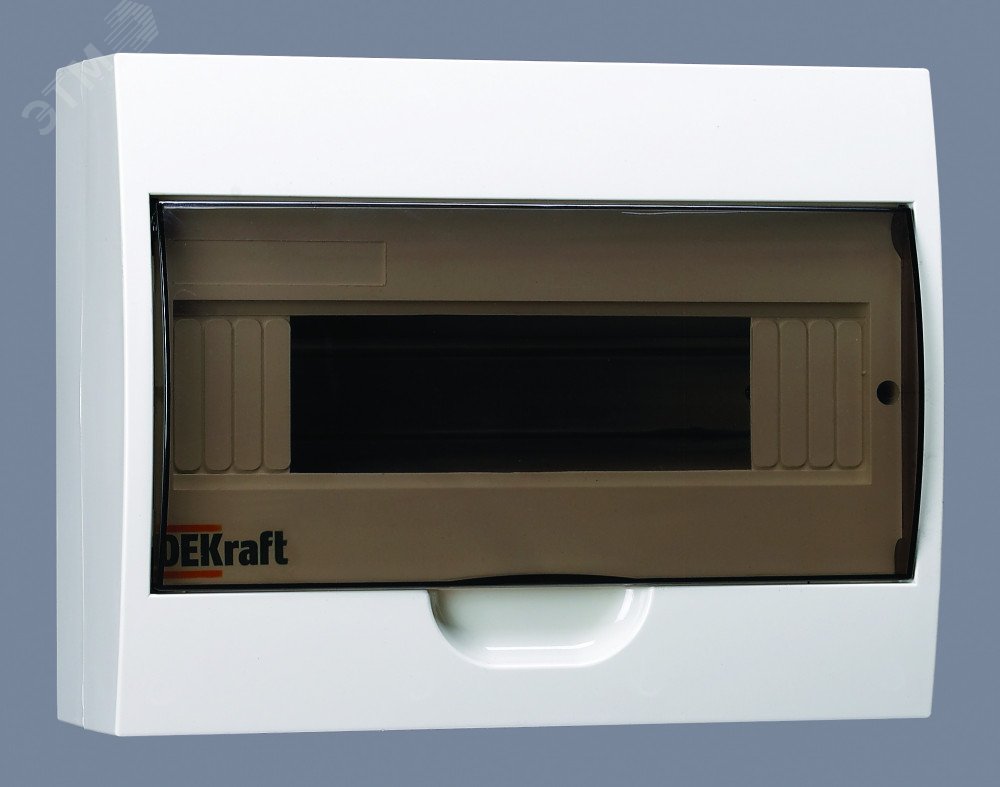 Корпус навесной ЩРН-П-12 12мод. IP41 пластик. 31011DEK - DEKraft