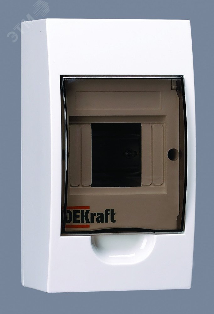 Корпус навесной ЩРН-П-4 20х11х9 4мод.IP41 пластик. 31008DEK - DEKraft