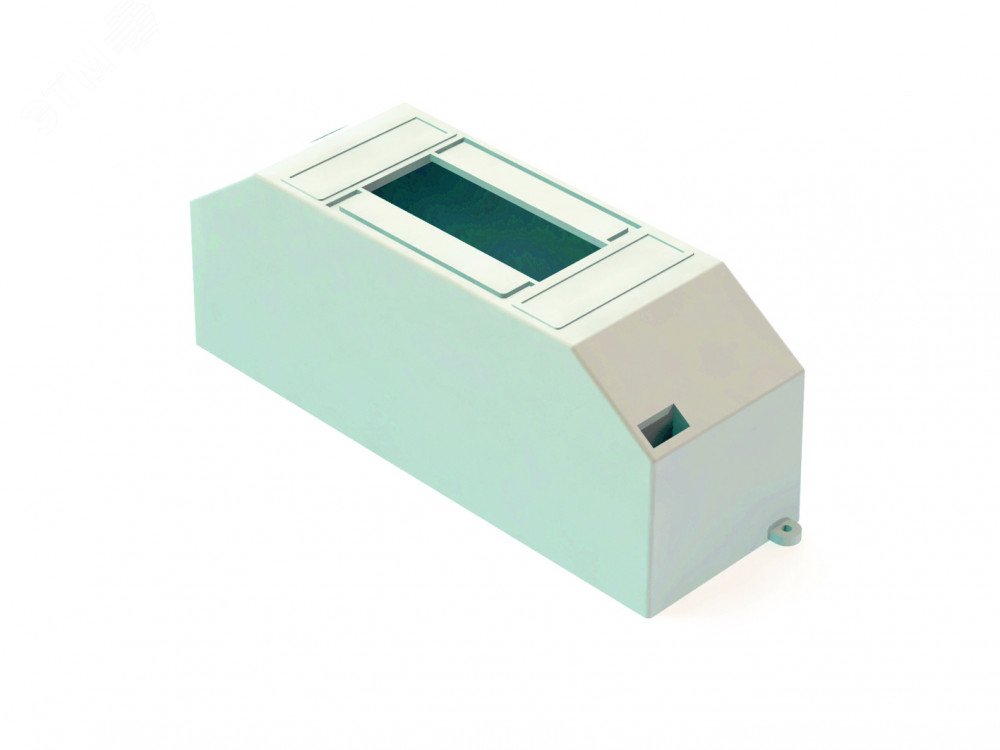 Корпус навесной ЩРН-П-1/2 12.5х4.2х5.8 1-2мод. IP30 пластик. бел. 31030DEK - DEKraft