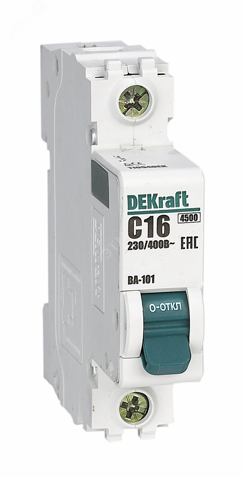 Выключатель автоматический модульный 1п C 4А 4.5кА ВА-101 DEKraft 11149DEK - DEKraft