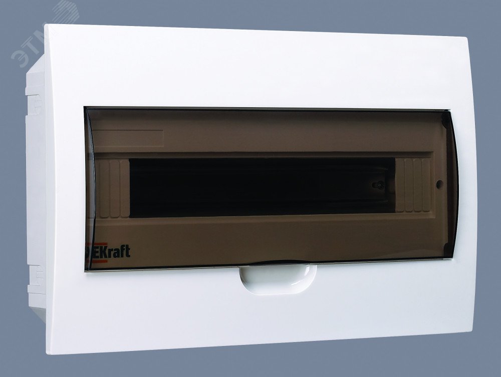 Корпус встраиваемый ЩРВ-П-18 25х40х10 18мод. IP41 пластик. 31005DEK - DEKraft