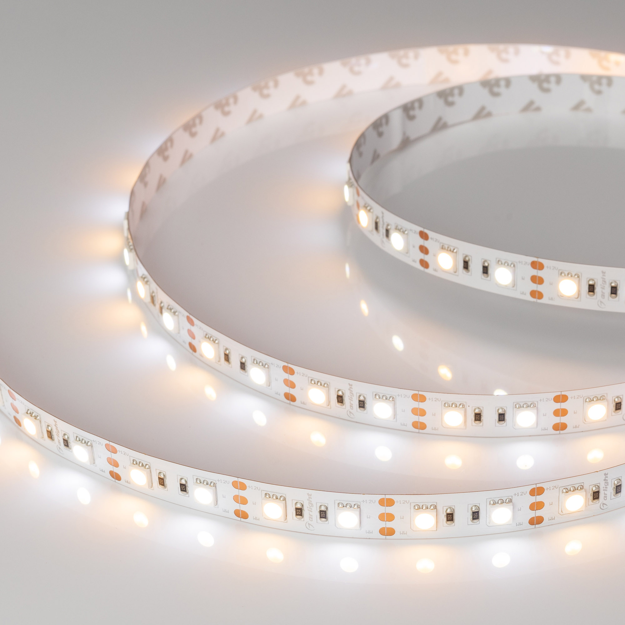 Лента RT-B60-12mm 12V White-MIX (14.4 W/m, IP20, 5060, 5m) 011093(2) - Arlight