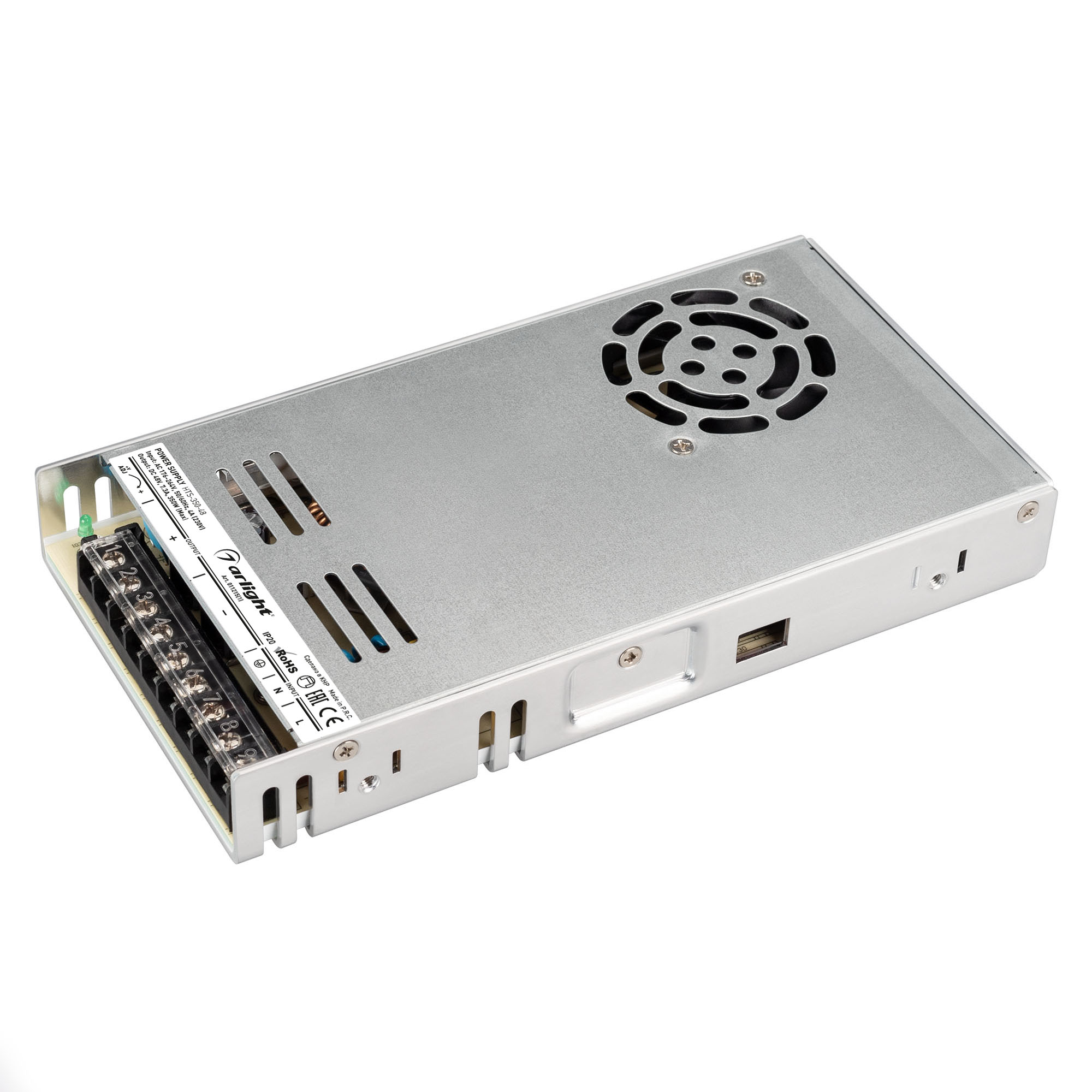 Блок питания HTS-350-48 (48V, 7.3A, 350W) 011215(1) - Arlight