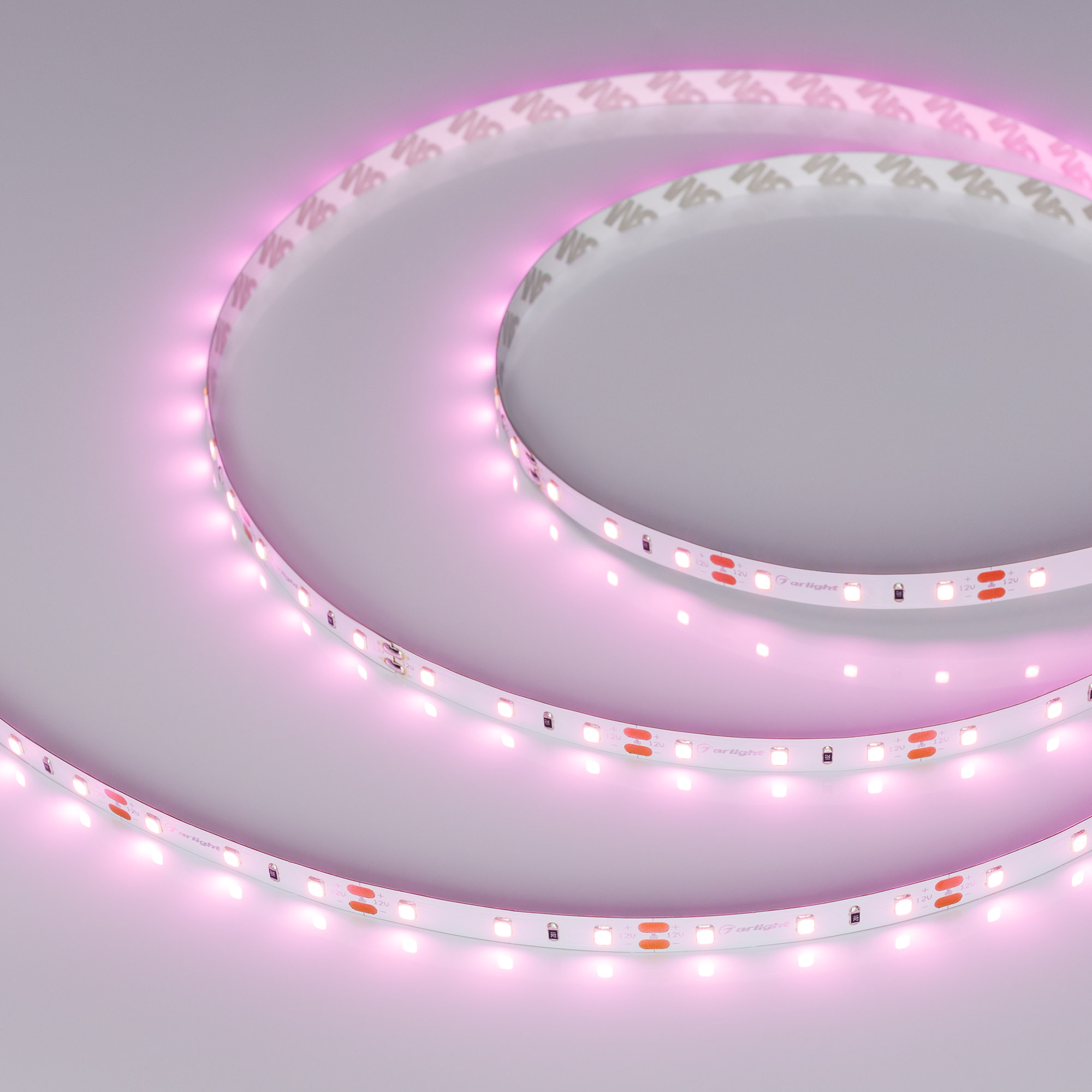 Лента RT-A60-8mm 12V Pink (4.8 W/m, IP20, 2835, 5m) 013571(2) - Arlight