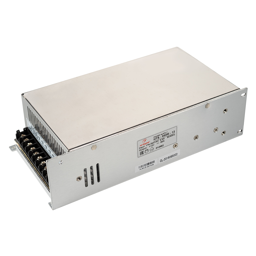 Блок питания HTS-600M-12 (12V, 50A, 600W) 014982 - Arlight