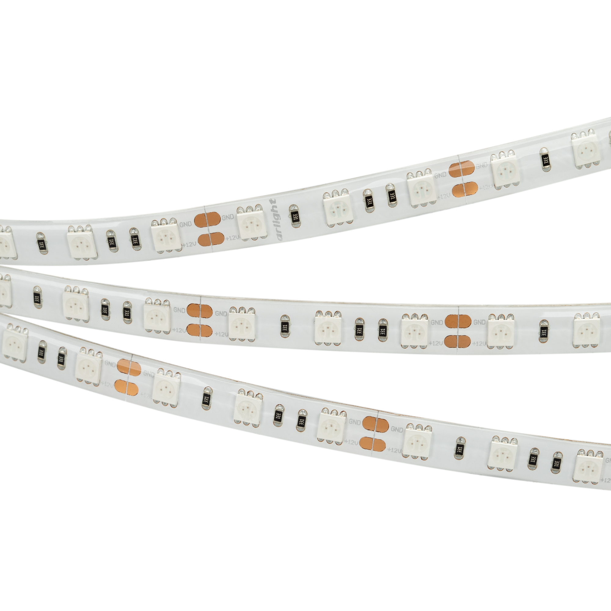 Лента RTW 2-5000SE 12V Yellow 2x (5060, 300 LED, LUX) 015444 - Arlight