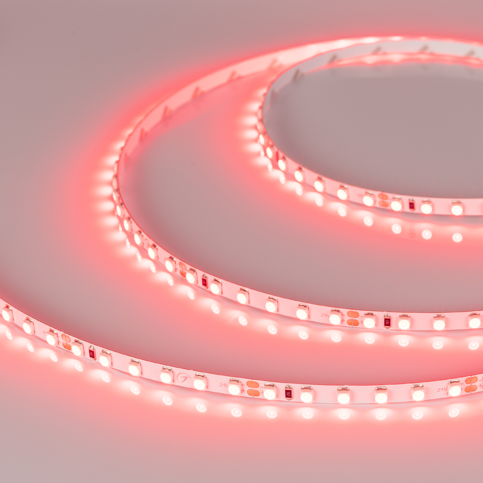 Лента RT-A120-5mm 24V Red (9.6 W/m, IP20, 2835, 5m) 015657(2) - Arlight