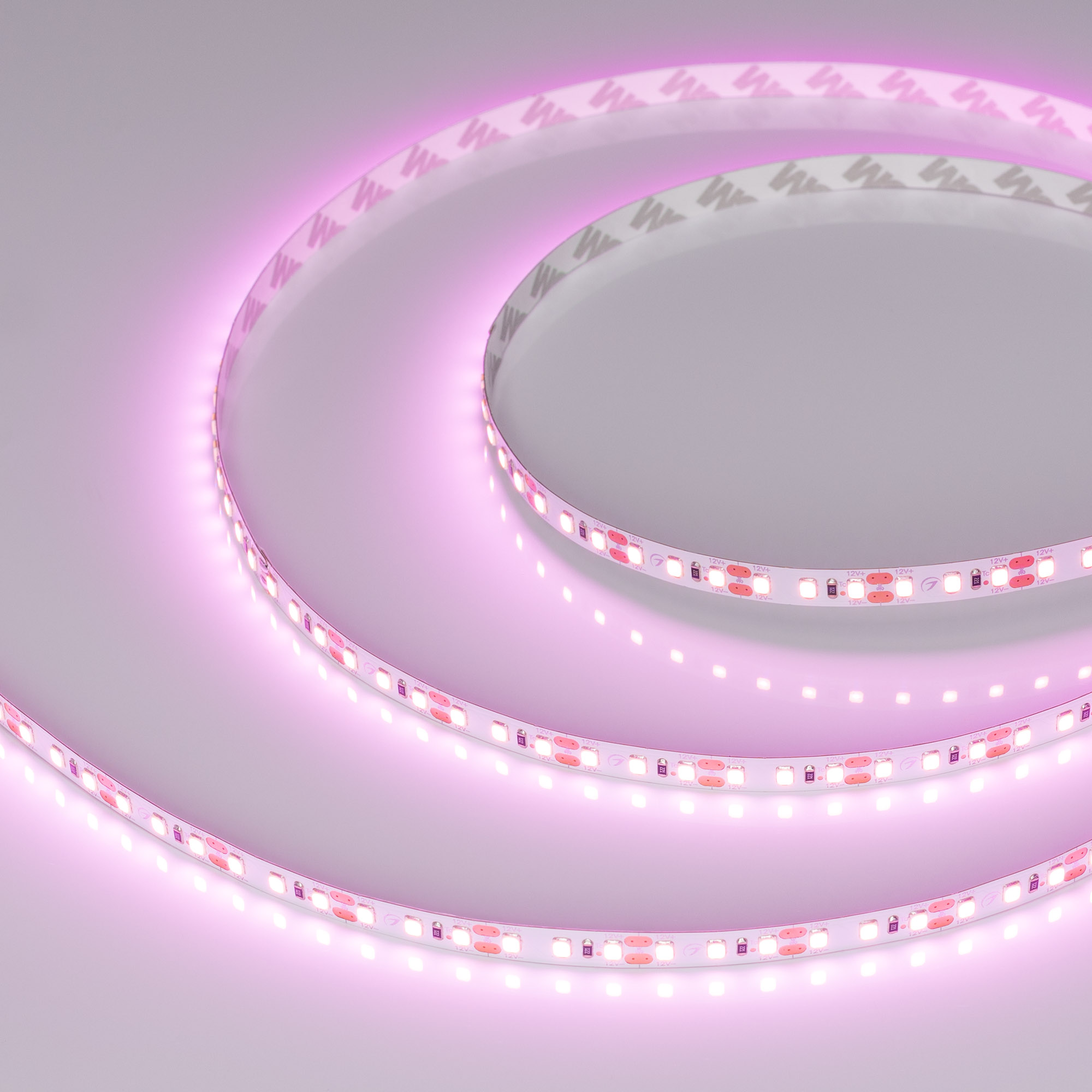 Лента RT-A120-8mm 12V Pink (9.6 W/m, IP20, 2835, 5m) 015897(2) - Arlight
