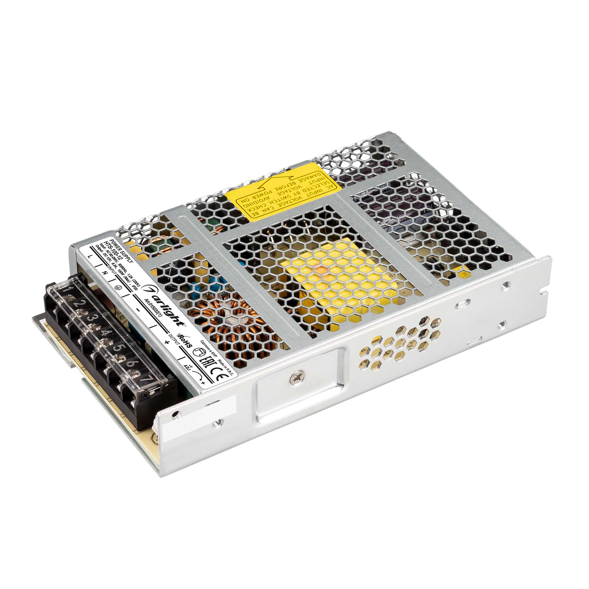Блок питания HTS-100-12 (12V, 8.3A, 100W) 015032(1) - Arlight
