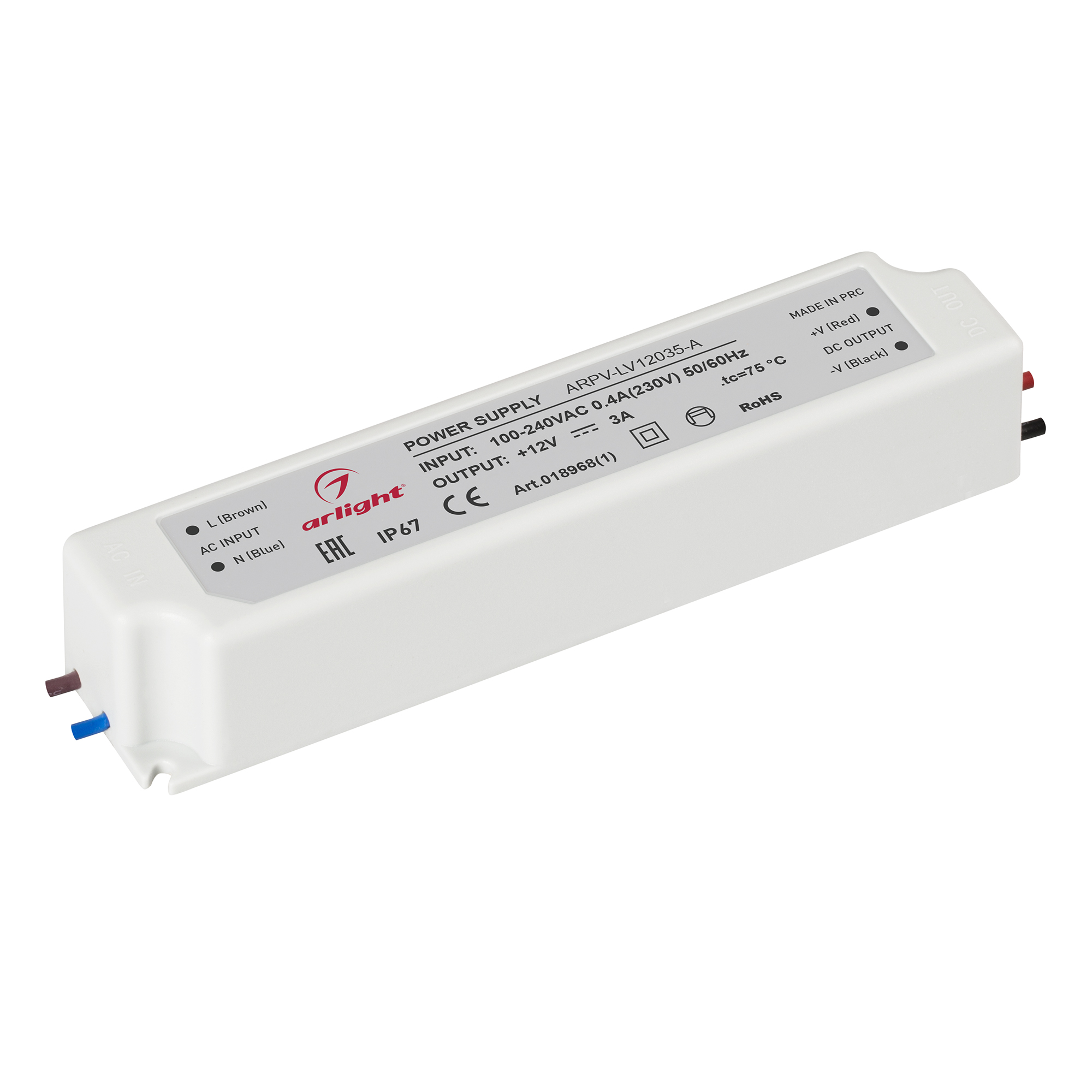 Блок питания ARPV-LV12035-A (12V, 3.0A, 36W) 018968(1) - Arlight