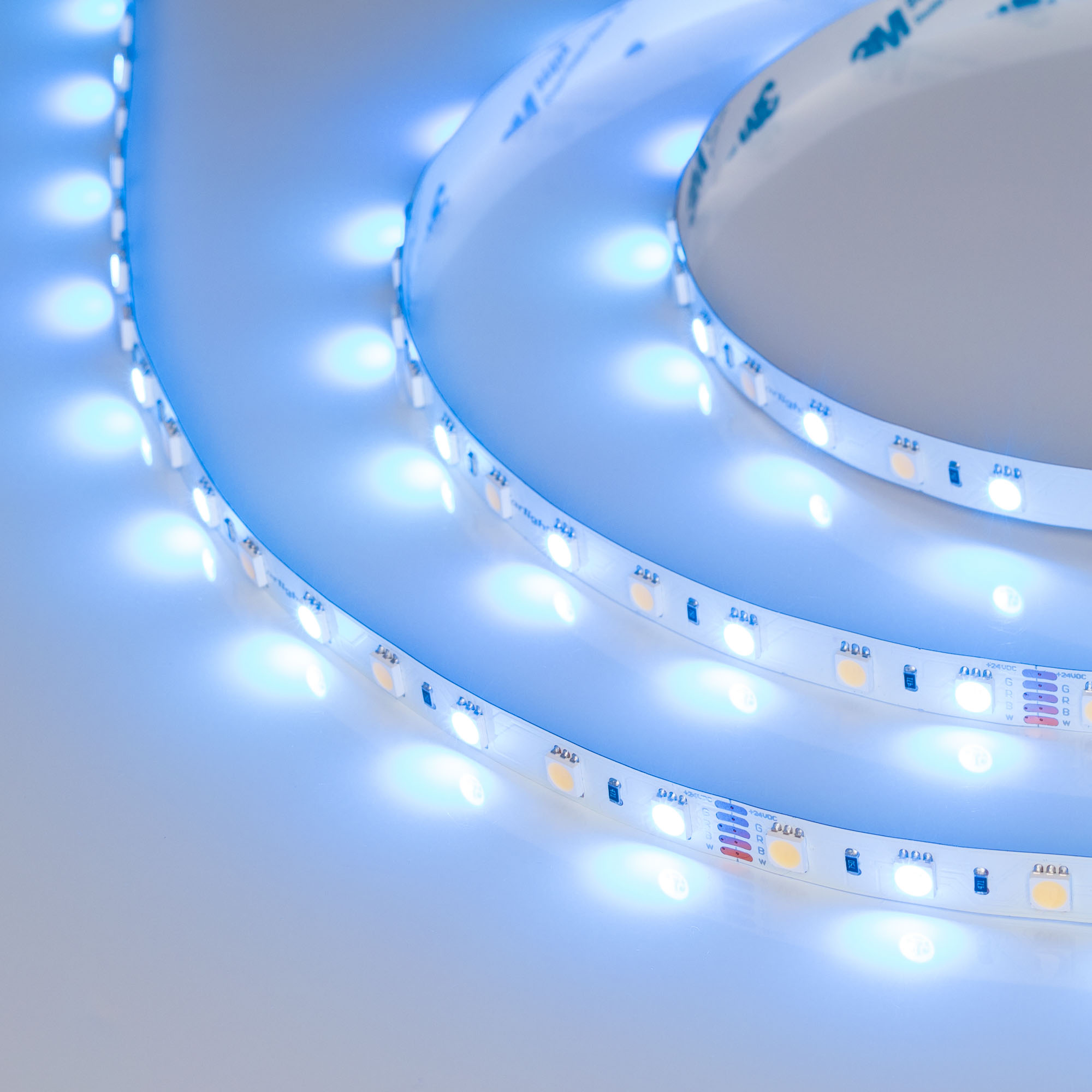 Лента RT-B60-10mm 24V RGBW-White (14.4 W/m, IP20, 5060, 5m) 018325(2) - Arlight