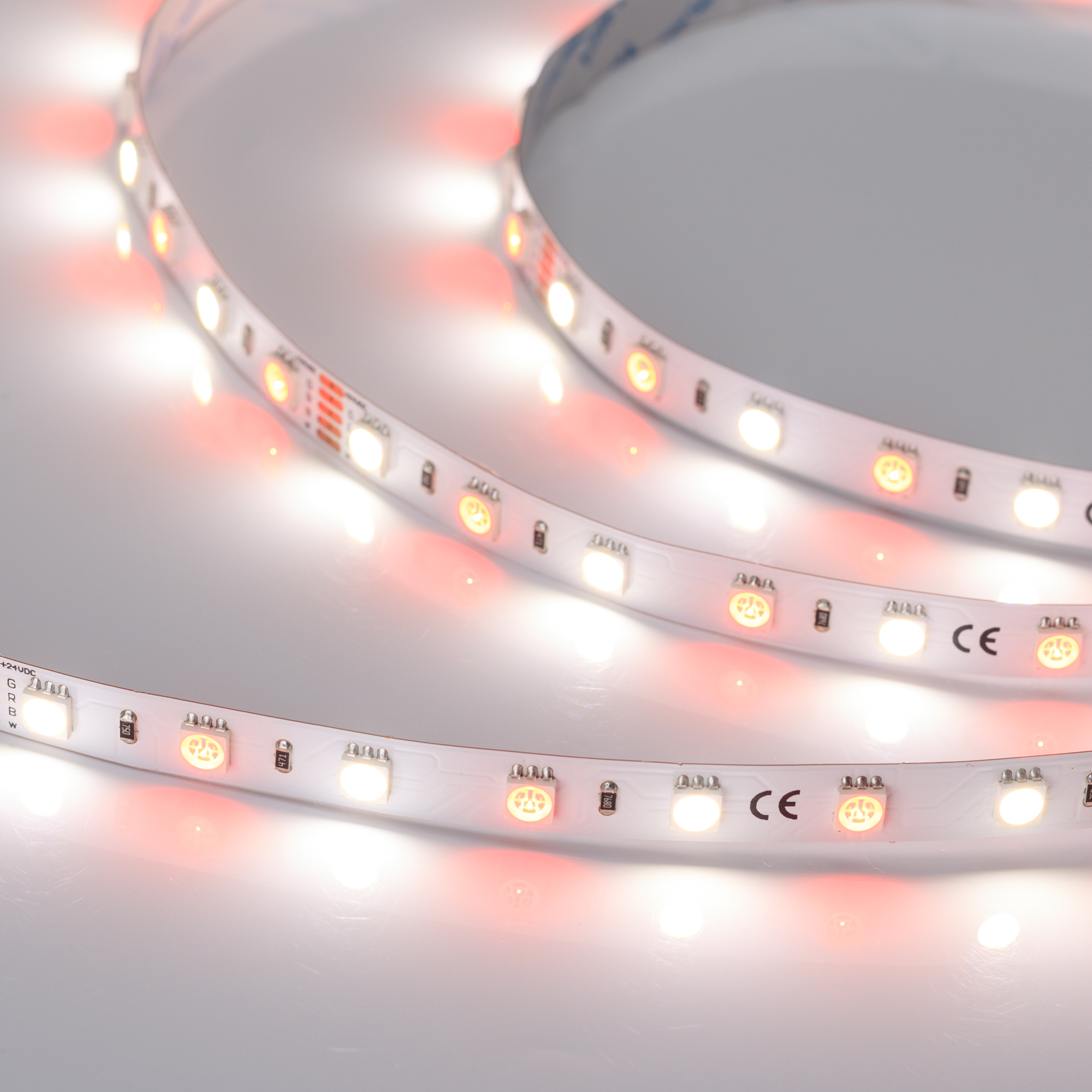 Лента RT-B60-10mm 24V RGBW-Day (14.4 W/m, IP20, 5060, 5m) 018326(2) - Arlight