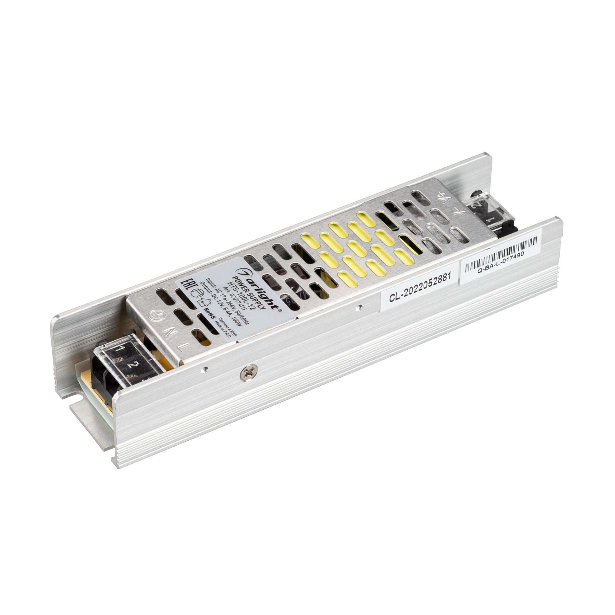 Блок питания HTS-100L-12 (12V, 8.4A, 100W) 020974(1) - Arlight