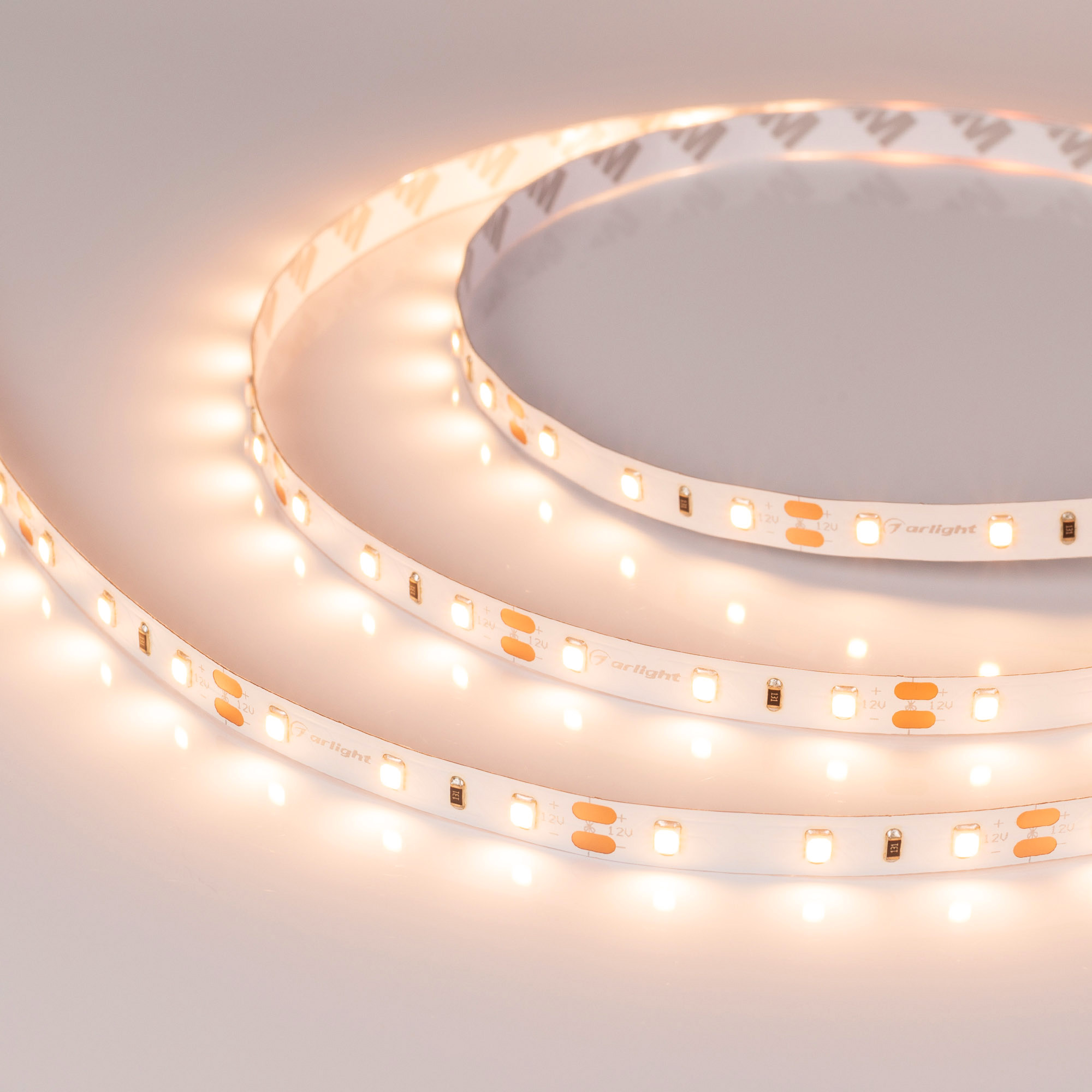Лента RT-A60-8mm 12V Warm2700 CRI98 (4.8 W/m, IP20, 2835, 5m) 021420(2) - Arlight