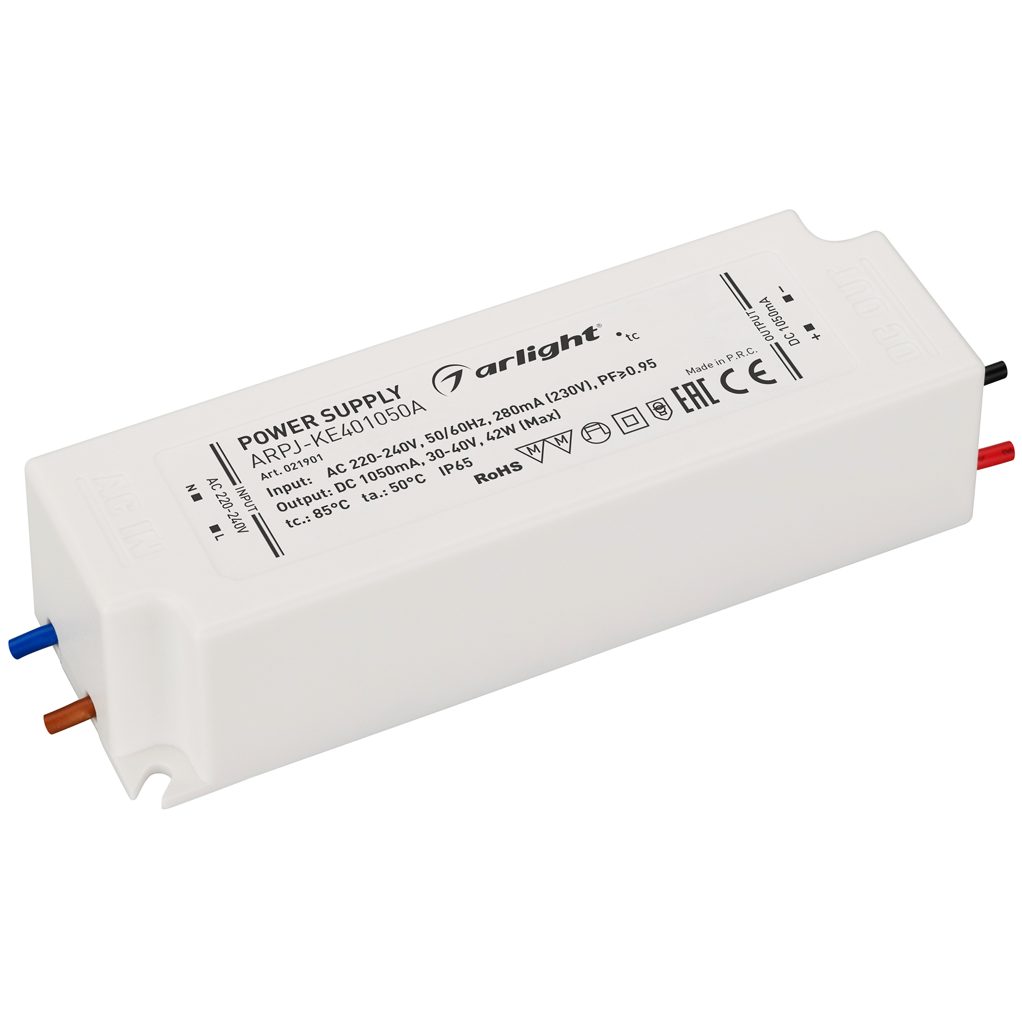 Блок питания ARPJ-KE401050A (42W, 1050mA, PFC) 021901 - Arlight