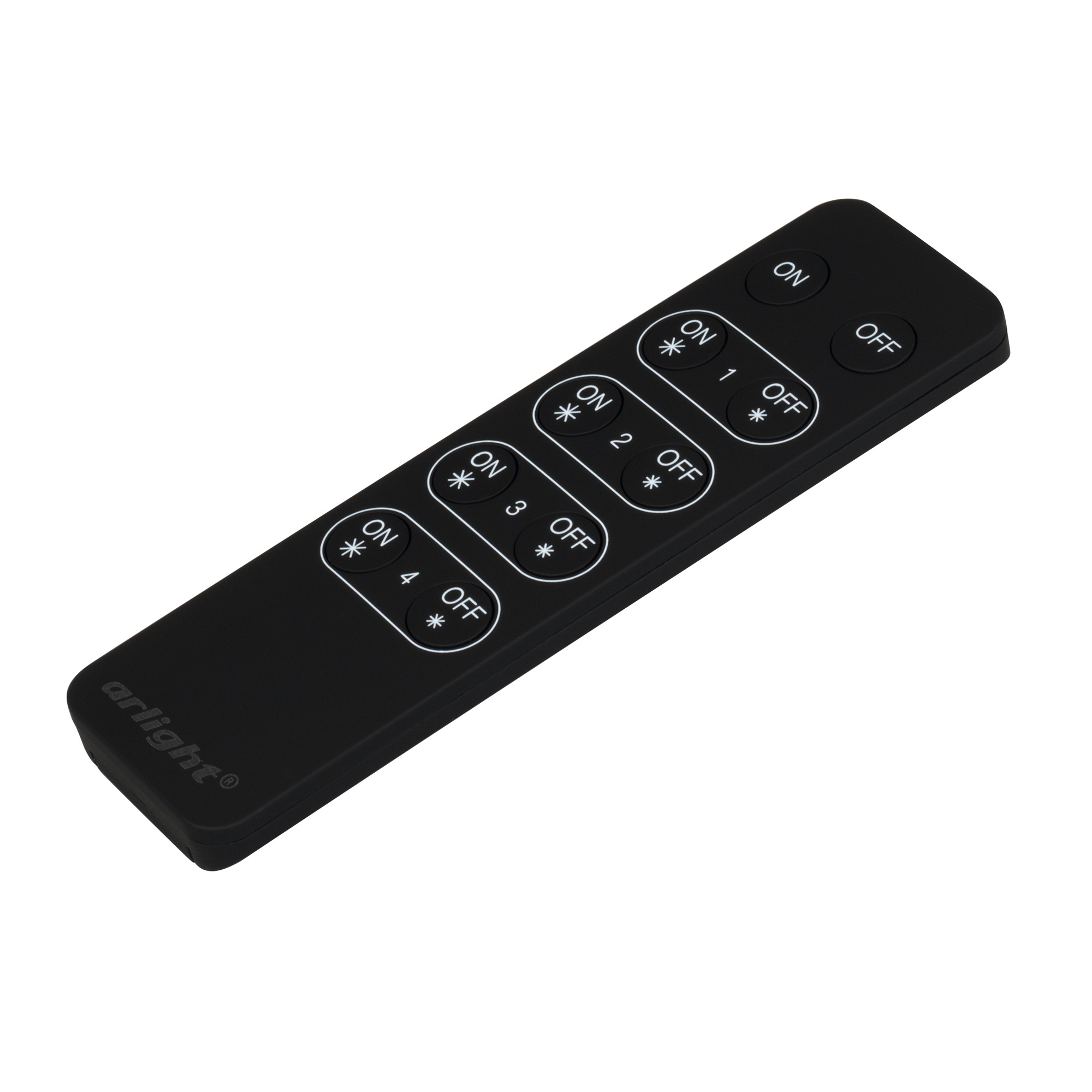 Пульт SR-2833K4 Black (диммер 4 зоны) 021057 - Arlight