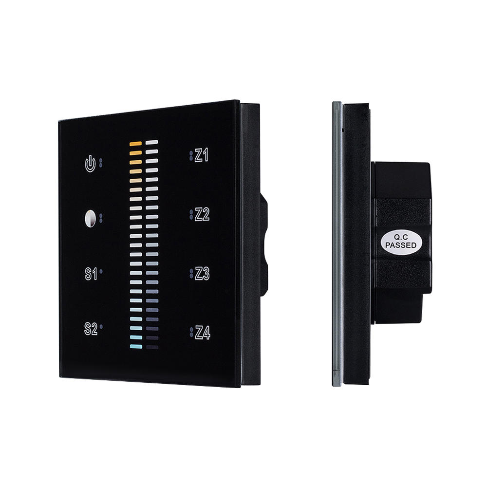 Панель Sens SR-2830B-AC-RF-IN Black (220V,MIX+DIM,4зоны) 021062 - Arlight