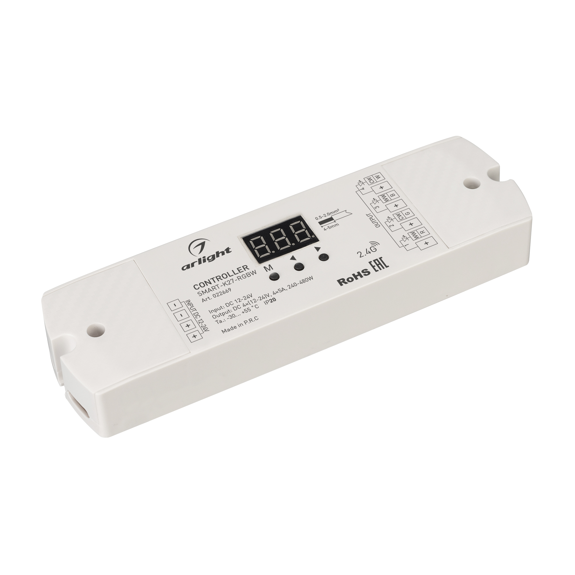 Контроллер SMART-K27-RGBW (12-24V, 4x5A, 2.4G) 022669 - Arlight