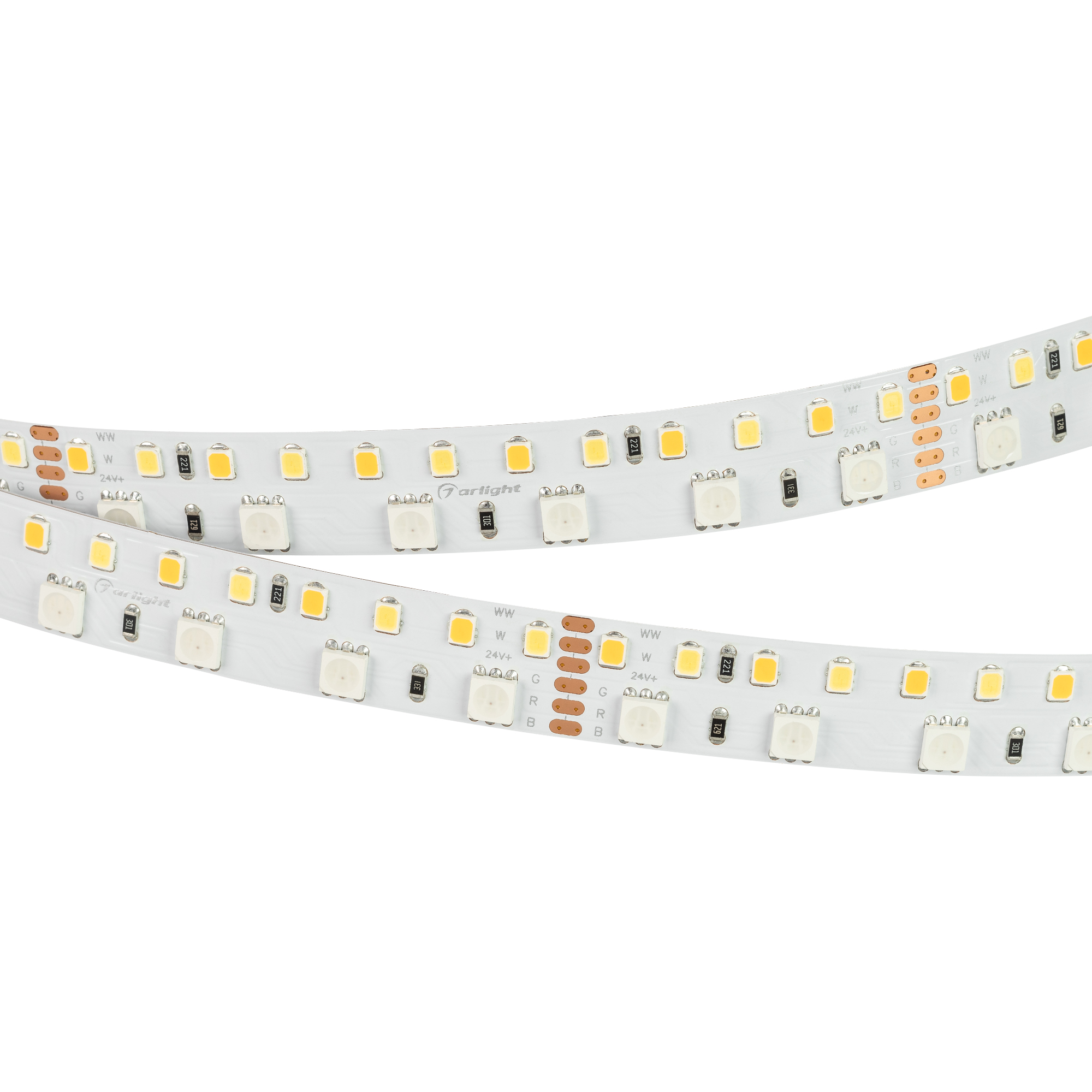 Лента RT-BA180-15mm 24V RGBW-MIX (28.8 W/m, IP20, 5060/2835, 5m) 022707(2) - Arlight
