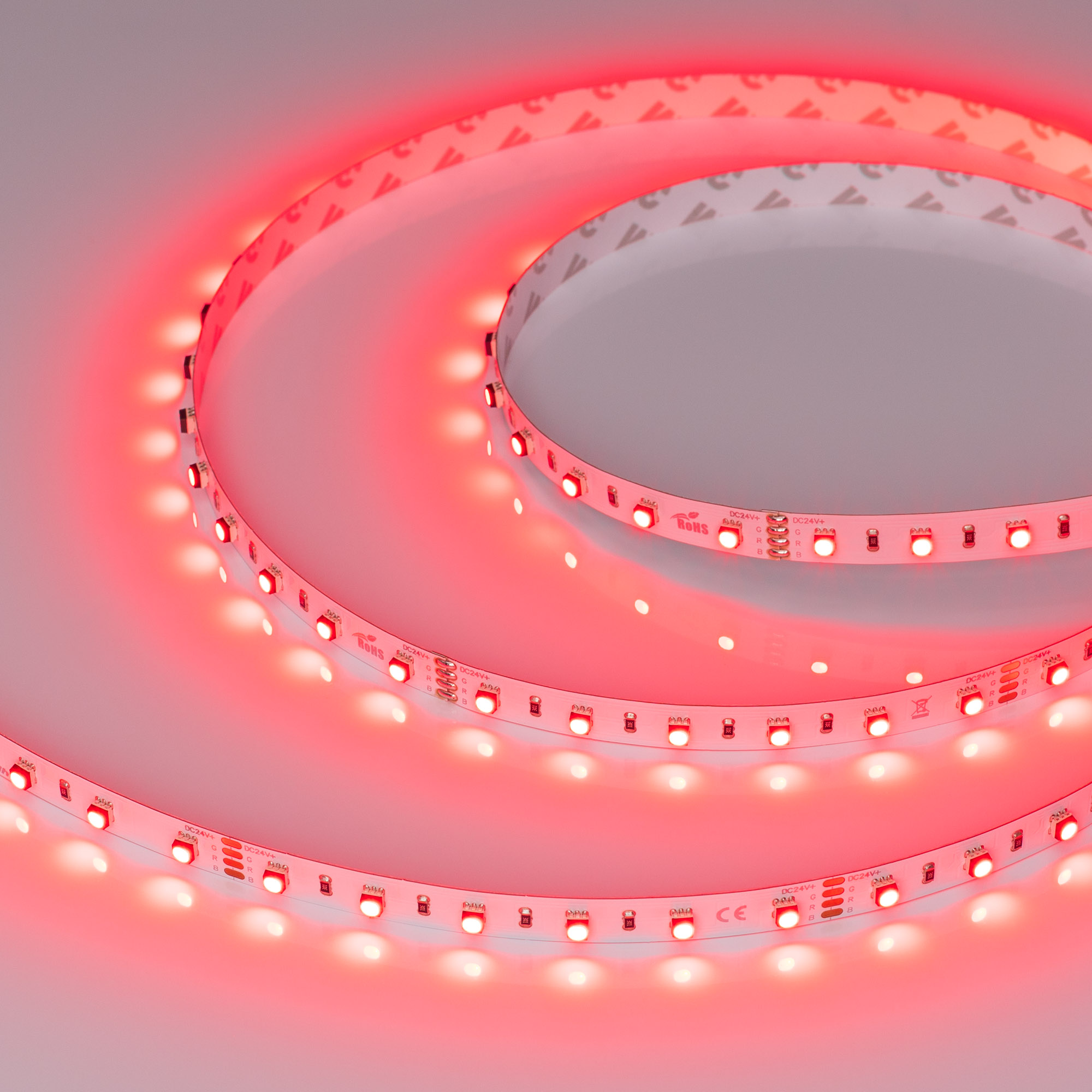 Лента MINI-F60-10mm 24V RGB (14.4 W/m, IP20, 3535, 5m) 022718(2) - Arlight