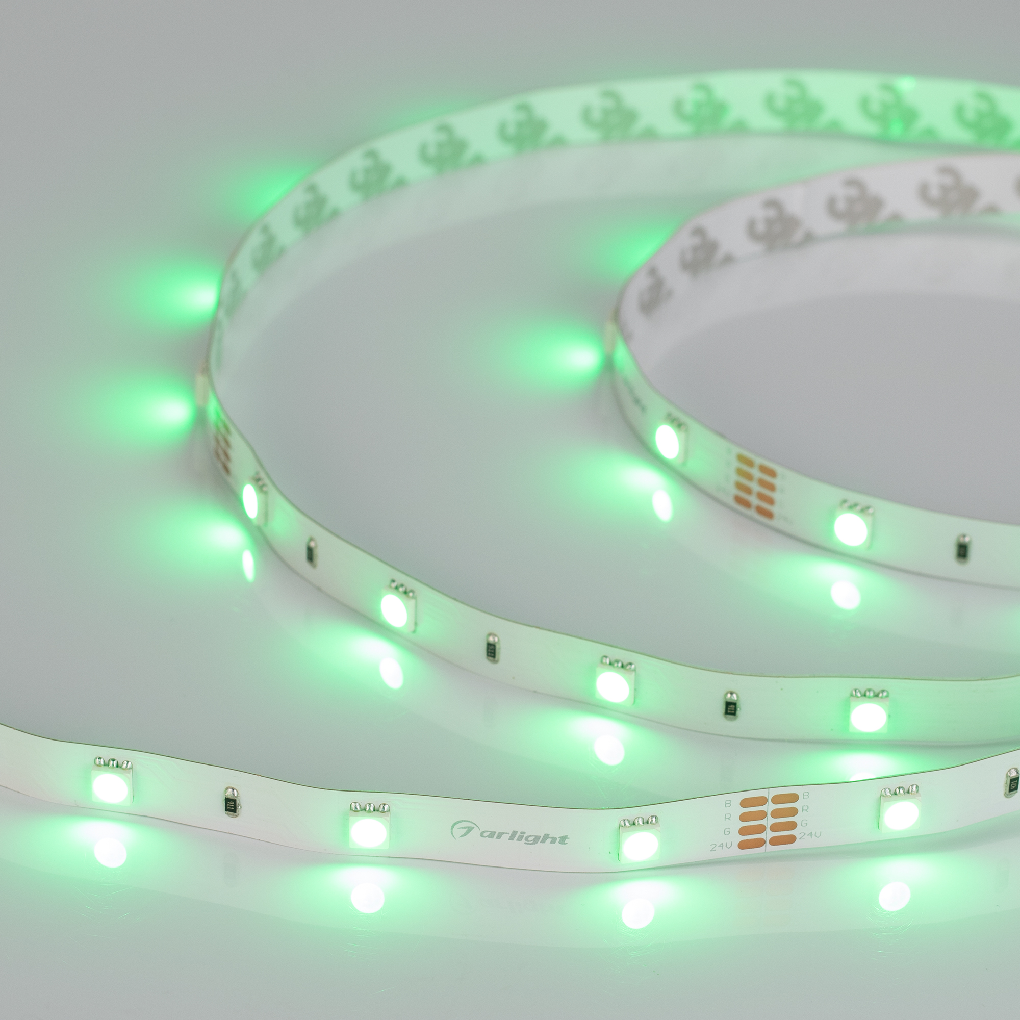 Купить Лента RT-B30-10mm 24V RGB (7.2 W/m, IP20, 5060, 5m) 022066(2) Arlight оптом в Москве