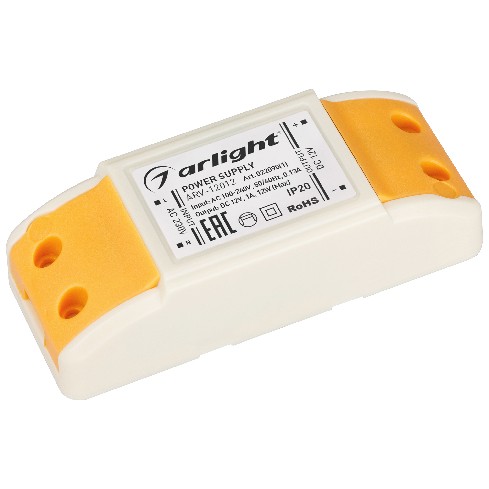 Блок питания ARV-12012 (12V, 1A, 12W) 022090(1) - Arlight