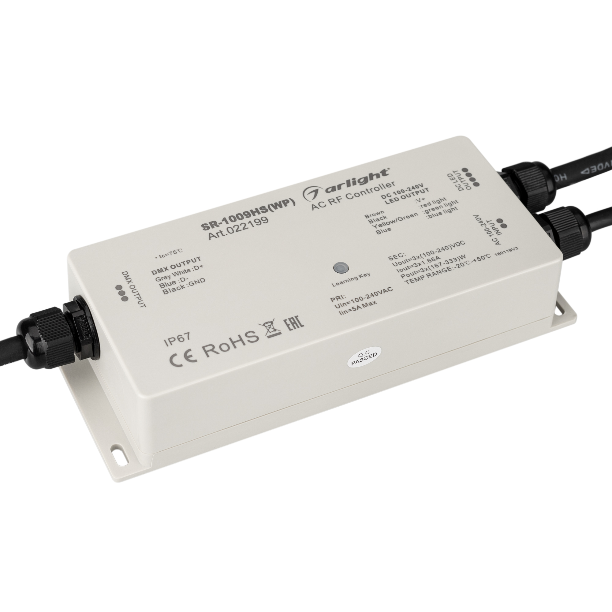 Контроллер SR-1009HSWP (230V, 3x1.66A) 022199 - Arlight