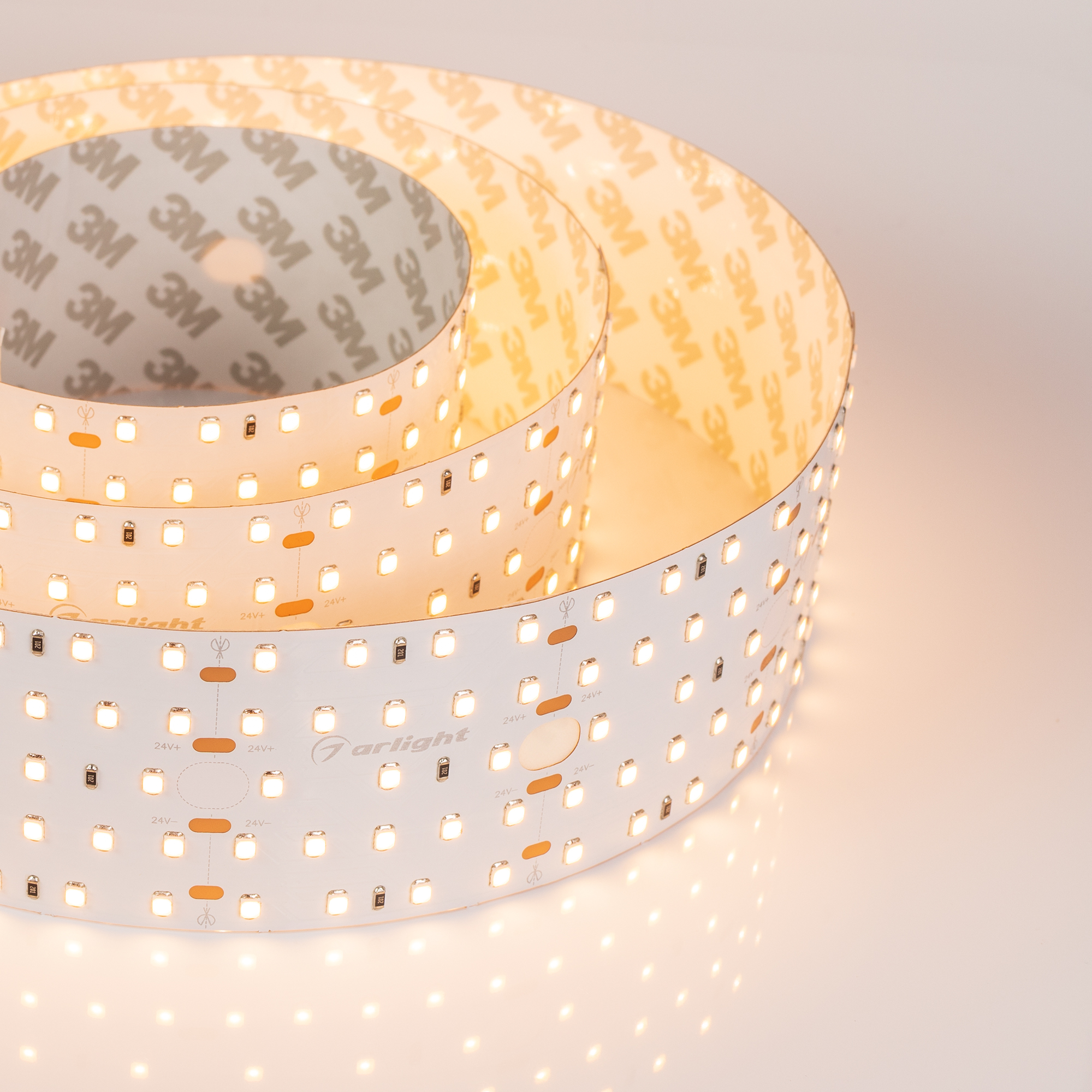 Лента S2-2500 24V Warm 2700K 52mm (2835, 420 LED/m, LUX) 023405 - Arlight