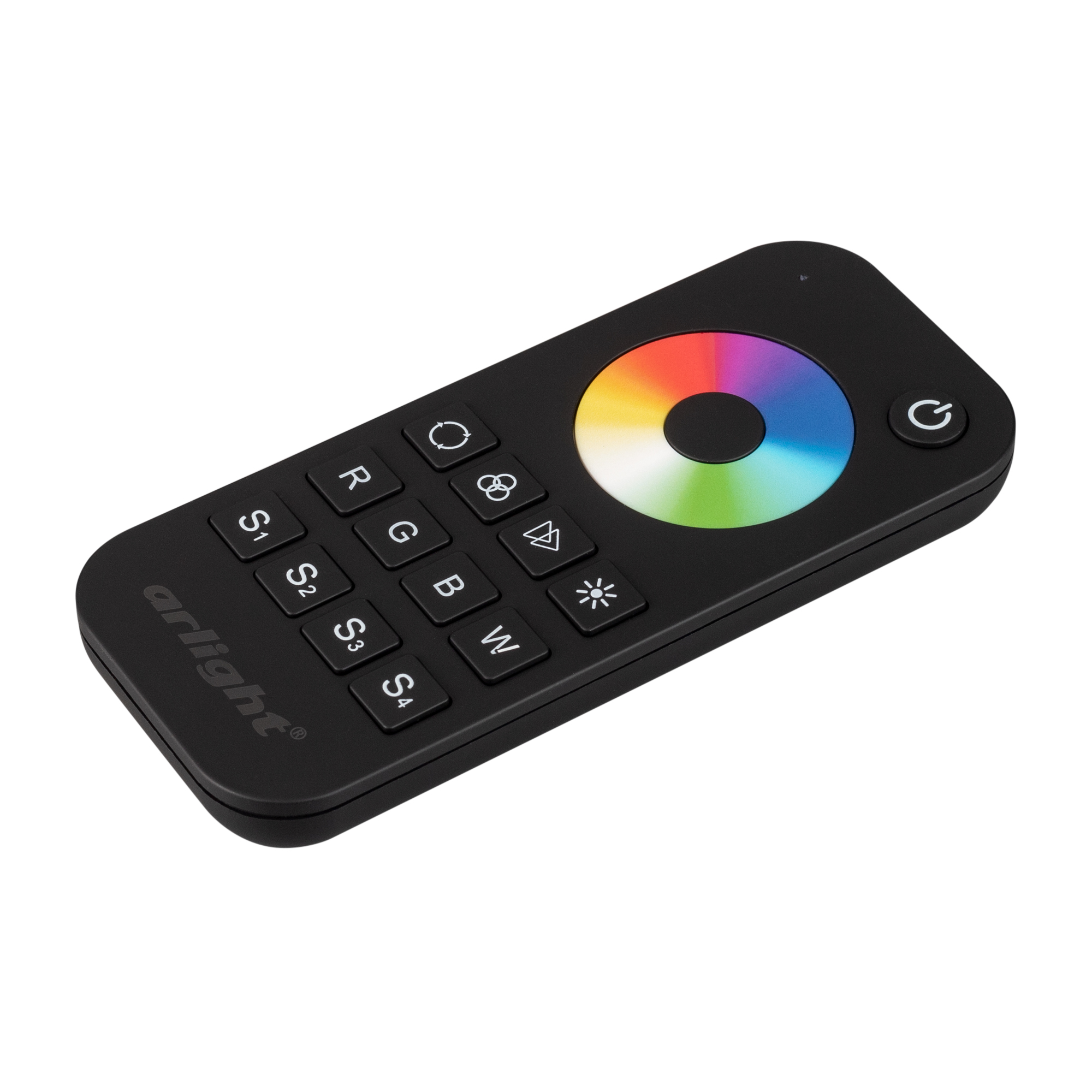 Пульт SMART-R28-RGBW Black (1 зона, 2.4G) 023479 - Arlight