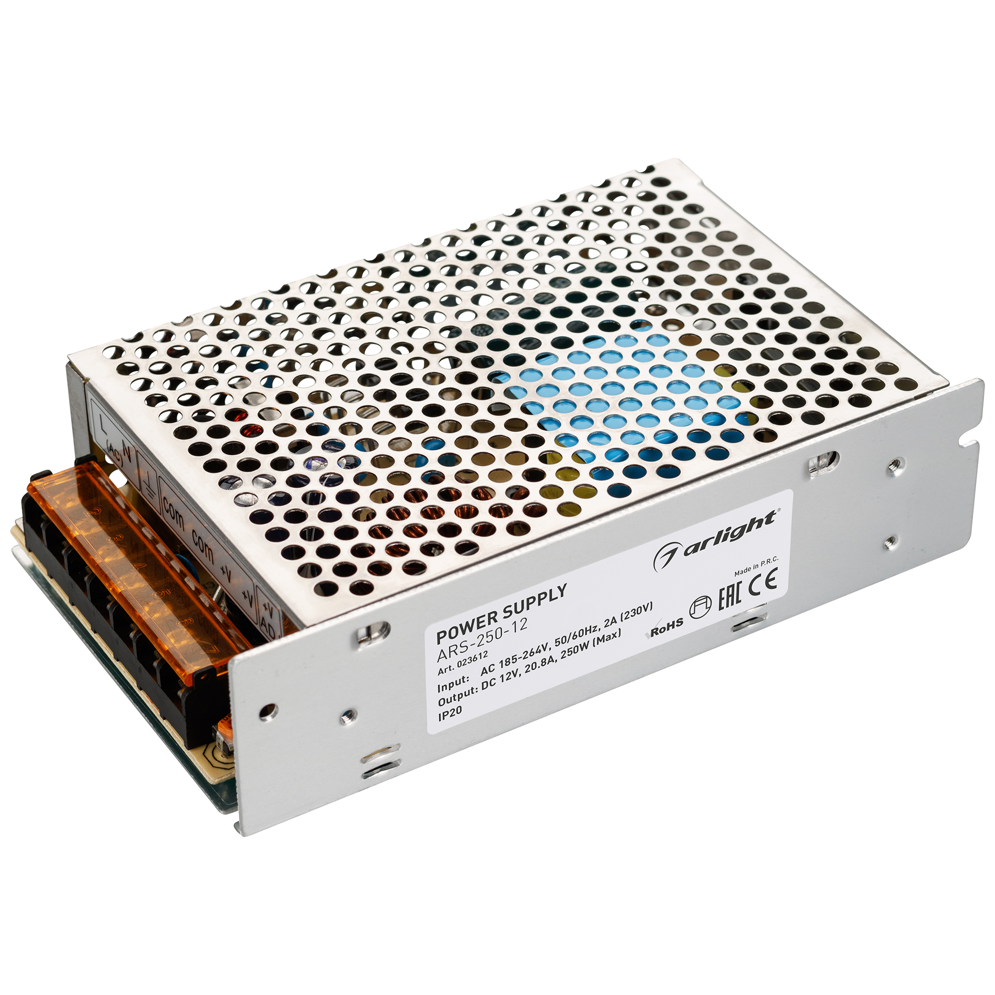 Блок питания ARS-250-12 (12V, 20,8A, 250W) 023612 - Arlight