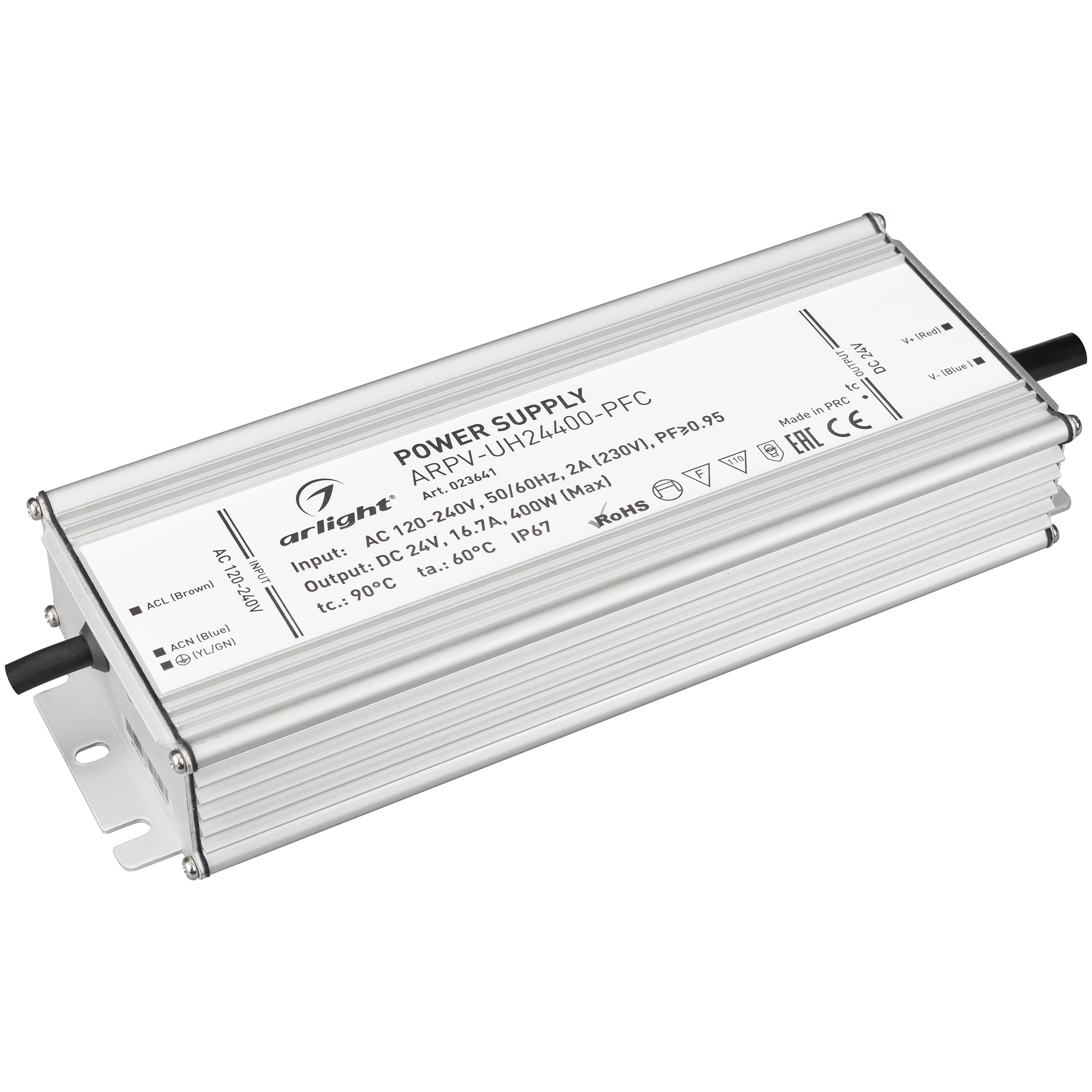 Блок питания ARPV-UH24400-PFC (24V, 16.7A, 400W) 023641 - Arlight